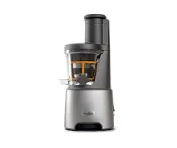 Produktbild: Kenwood PureJuice Pro Entsafter JMP85.00SI, Slow Juicer für selbstgemachte Säfte, XXL-Einfüllöffnung für ganze Früchte, mit niedriger Drehzahl für den Erhalt wichtiger Vitamine, 230 Watt, Silber