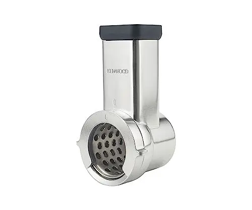 Produktbild: Kenwood Trommelraffel KAX643ME, Zubehör für Kenwood Küchenmaschinen, elektrischer Zerkleinerer zum Schneiden, Raspeln und Reiben von Gemüse, Käse, Nüsen, Schokolade und mehr