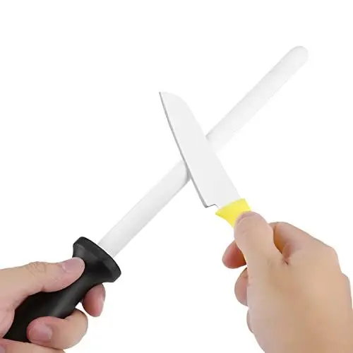 Produktbild: Keramik-Schörfstab, 8-Zoll-Keramik-Schörfstab-Stick-Schörfstein-Werkzeug für Küchenmesser-Scheren