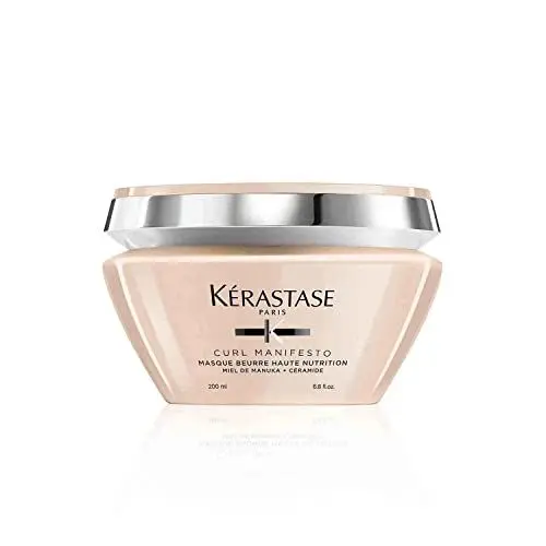 Produktbild: Kérastase Haarmaske für krauses und lockiges Haar, Gegen Haarbruch und Frizz, Masque Beurre Haute Nutrition, Curl Manifesto, 200 ml
