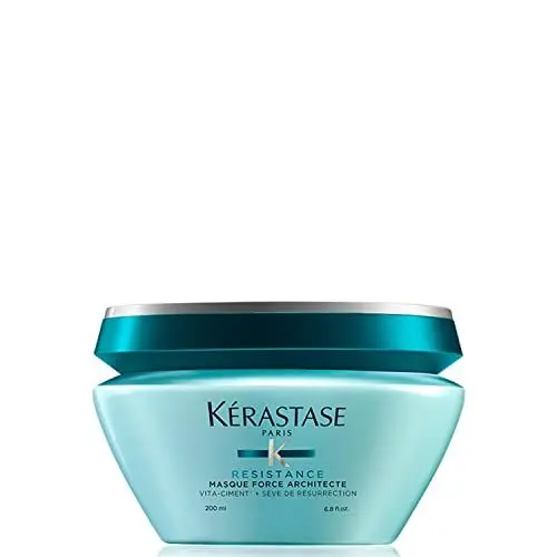 Produktbild: Kérastase Haarmaske für geschädigtes und strapaziertes Haar, Aufbauend und stärkend, Masque Force Architecte, Résistance, 200 ml