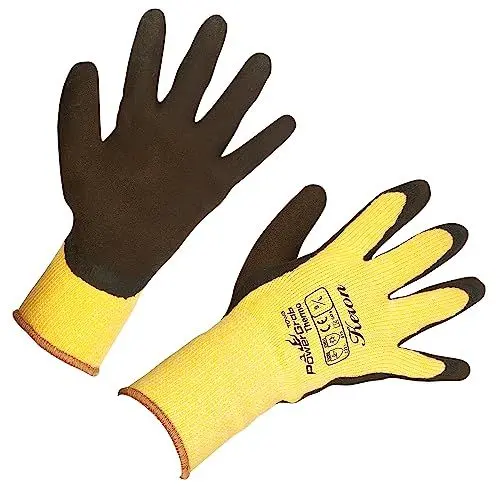 Produktbild: Kerbl 297282 PowerGrab Thermo Winterhandschuh, Gelb, Größe 8