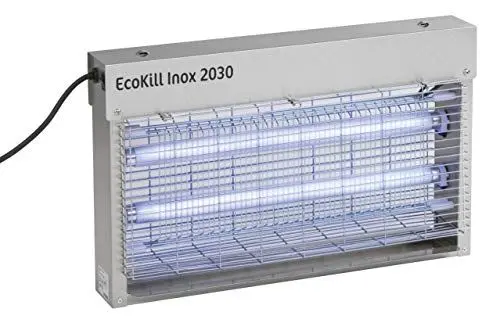 Produktbild: Kerbl 299931 Elektrischer Fliegenvernichter EcoKill INOX, 2030, 56 x 32,5 x 11,5 cm