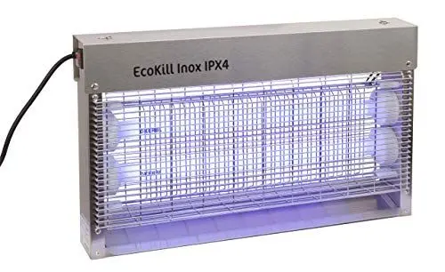 Produktbild: Kerbl 299935 Elektrische Fliegenvernichter EcoKill Inox, IP X 4, 2 x 15 W, 250 ml (1er Pack)