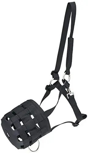 Produktbild: Kerbl 321626 Maulkorb Nylon Vollblut, schwarz