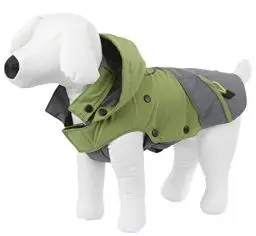 Produktbild: Kerbl Pet 81408 Outdoor Hundemantel Vancouver, 40 cm, grün/grau