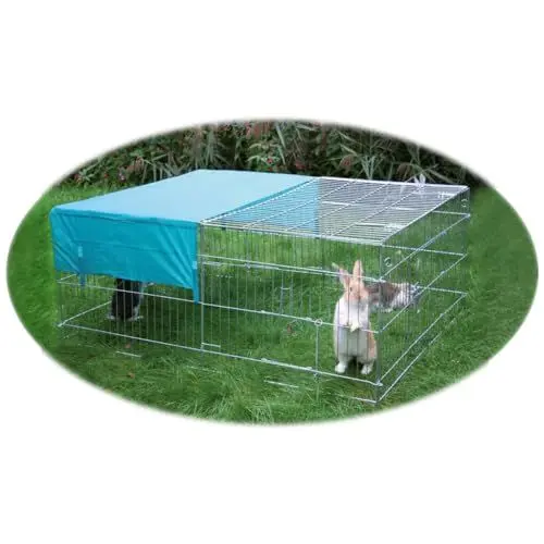 Produktbild: Kerbl Freilaufgehege, 144x112x60 cm (Gehege für Hasen, Kaninchen) 83172