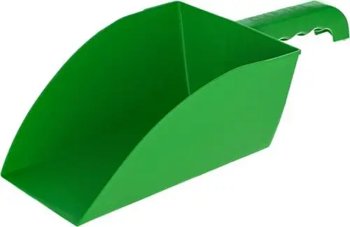 Produktbild: Kerbl Futterschaufel (Farbe grün, Fassungsvermögen 1000 g, Kunststoff, ergonomischer Handgriff, Futterdosierer, Tierzubehör) 29689
