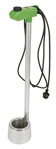 Produktbild: Kerbl Kälbermilcherwärmer EasyHeat (mit Griffteil, standsicher, starke Heizleistung, Heizstab, aus Aluguss, Heizung, Getränkewärmer) 14172