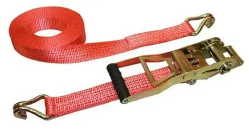 Produktbild: Kerbl Langhebelratschenzurrgurt 2tlg 2500/5000kg, 8m/50mm ERGO rot