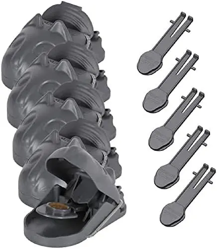 Produktbild: cit Mausefallen mouseStop (5/Pack, cit Mausefalle mouseStop, Multipack, inkl. 5 Ersatzzungen, Maus-Schlagfallen, Kunststoff)