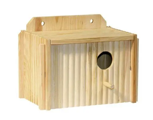 Produktbild: Kerbl Pet 82955 Nistkasten für Sittiche 21 x 13 x 13 cm