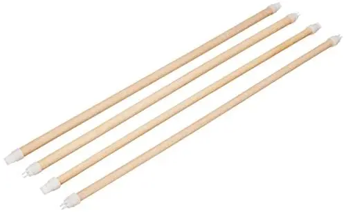 Produktbild: Kerbl Pet Holzsitzstangen 4 Stck. 45cm 2X 10mm, 2X 12mm