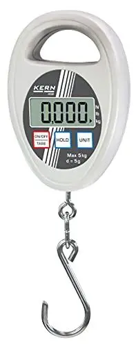 Produktbild: KERN Hängewaage HDB 10K10N (Wägebereich 10 kg, Ablesbarkeit 10 g, Hold-Funktion, Universalwaage, für Kontrollwiegungen bei Wareneingang / -ausgang), mittel