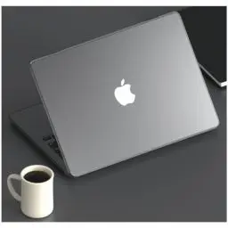Produktbild: KEROM Hülle für MacBook Air 13.6 Zoll 2024 M3 A3113 / 2022 M2 A2681, Ultradünne Matte Kunststoff Hartschale Case und Tastaturschutz für 13'' MacBook Air Laptop mit M3/M2 Chip (2022-2024), Space Grau