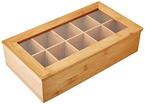 Produktbild: Kesper Teedose, Bambus, braun, 36 x 9 x 20 cm