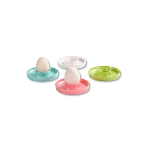 Produktbild: Kesper,41165, Eierbecher Beige/Blau/Grün/Pink