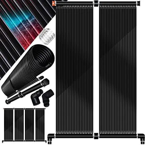 Produktbild: KESSER® Solarkollektor Poolheizung 400 x 70 cm, Warmwasser Heizung Solarheizung für Pools Schwimmbad bis 16.000 l Wasserinhalt l Beliebig erweiterbar l UV-beständiger Kunststoff