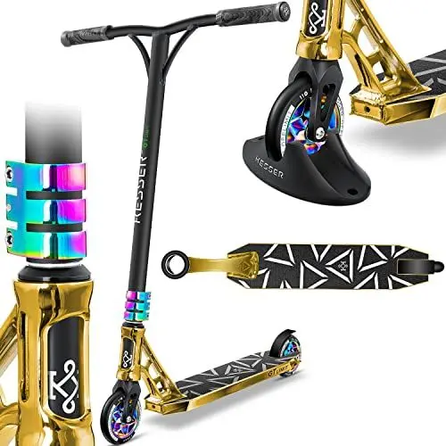Produktbild: KESSER® Stunt Scooter GT-Limit 360° Lenkung Funscooter Stuntscooter mit Ständer ABEC 9 Kugellagern, 110 mm PU Räder, Kickscooter Tretroller Cityroller Trick Roller für Kinder Erwachsene,