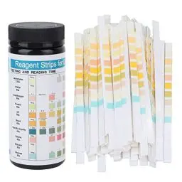 Produktbild: Keton Urin Teststreifen, Genaue Ketonspiegel Messung, Schnelle Messung Ketonspiegel Monitor Teststreifen für Zuhause, Arbeit, Reisen (100 Stück/Pack)