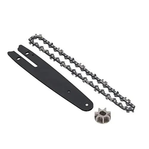 Produktbild: Kettensägenkettensatz Führungsplatte Elektrisches Kettensägen-Ablassventil Handzubehör Kettenrad Mini 186 Mm für 6 Zoll Miniatur 230 Mm Zubehör Feenzubehör
