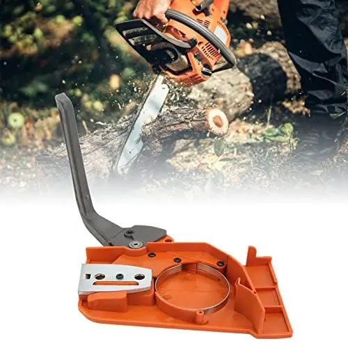 Produktbild: Kettensägenkupplungsdeckel， Kettensägen-Kettenbremskupplungsabdeckung， Kettensägen-Kettenbremsen-Baugruppe Kupplungsabdeckung Bremsgriff 503498103 Ersatz für 50 51 55