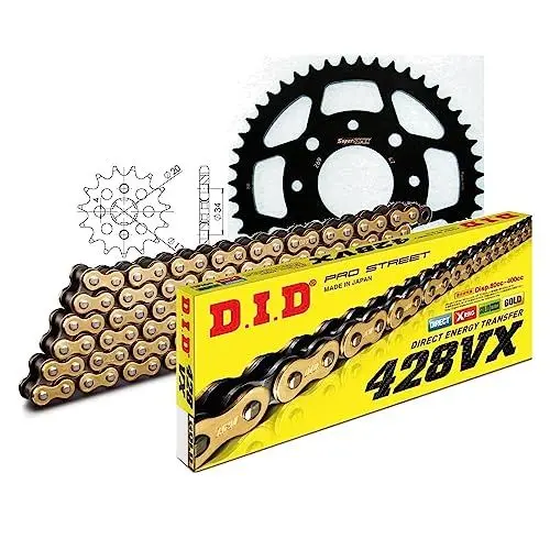 Produktbild: Kettensatz DID Stahl 428VX / 118 Endlos für Honda XL R 125 ccm Bj. 1979-1984