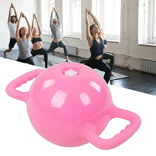 Produktbild: Kettlebell 6kg, Yoga Fitness Wassergefüllte Kettlebells, kettlebell verstellbar, Übung zu Hause, für Training, trainiert Beine, Hüften, Taille, Arme, Rücken (Pink)
