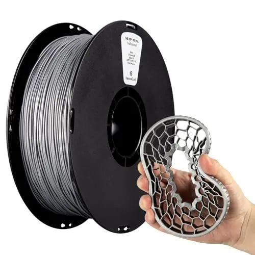 Produktbild: kexcelled TPU 95A Filament, Flexibel und Weich, Hervorragende Elastizität, 1,75mm 1kg Spule Rolle, 3D Drucker Materialient, Vakuumverpackung, für FDM Druckern, Silber