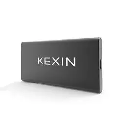 Produktbild: KEXIN Extreme SSD 500GB Portable SSD USB 3.1 USB C SSD 500 GB High Speed External SSD Aluminium Schwarz