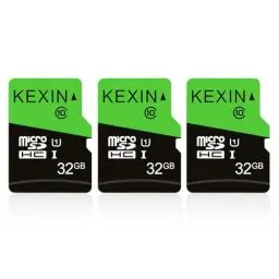Produktbild: KEXIN Micro SD Karte 32GB 3er Pack, peicherkarte Micro SD mit Adapter, Micro SD 32GB, UHS-I, U1, C10 Micro SD Card