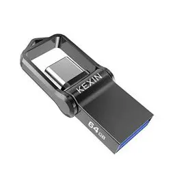 Produktbild: KEXIN USB C Stick 64GB, USB Stick OTG 2-IN-1 USB Stick C Speicherstick 64GB für PC Auto Handy Schwarz