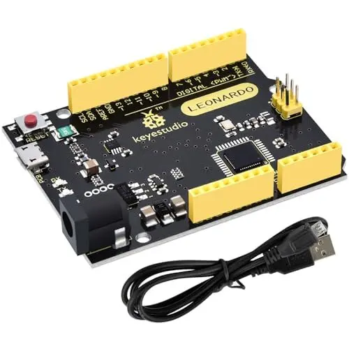 Produktbild: KEYESTUDIO Leonardo R3 Entwicklungsboard Mikrocontroller Kompatibel mit Arduino IDE
