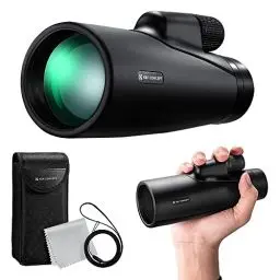 Produktbild: K&F Concept 12 * 50 Monokular Teleskop HD Handy Fernrohr，BAK4 Prisma Monokular für Vogelbeobachtung Jagd Wandern Sternenbeobachtung und Sportveranstaltungen