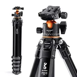 Produktbild: K&F Concept 178cm/70 Zoll Alu Kamera Stativ, Camera Tripod mit Sonder-Stativbeine für Reise, Mutate Series M1+BH-35L