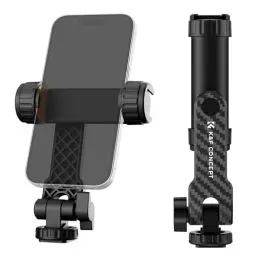 Produktbild: K&F Concept Handy Stativ Adapter, Handyhalterung für stativ mit 2 Cold Shoe,Smartphone Stativ Adapter, Handyhalterung Stativ für iPhone 15/14/13,Sumsung,Xiaomi,Xgody,360° drehbare Handyhalterung