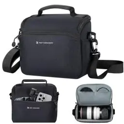 Produktbild: K&F Concept Kamera-Rucksack Schultertasche SLR-Taschen Umhängetasche Liner-Tasche Taschen für Fotografen Geeignet für den täglichen Gebrauch