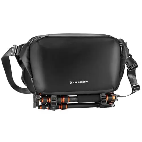 Produktbild: K&F Concept Kameratasche, Schultertasche, Kameratasche Groß Fototasche, Camera Bag für Fotografen, Kamera-Rechteck-Hülle Version kompatibel mit Canon/Nikon/Sony/DJI Mavic Drohnen-Rucksack, Groß-L