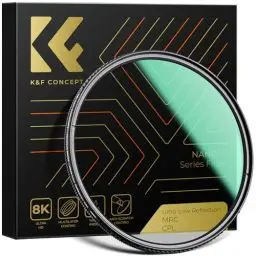 Produktbild: K&F Concept Nano-X Serie Ultra-niedrige Reflexion Polfilter 95mm CPL Filter Polarisationsfilter MRC mit 28x vergütet