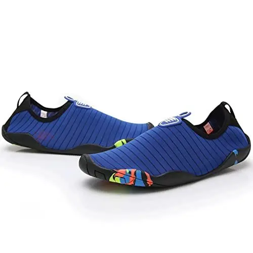 Produktbild: Kfnire Barfußschuhe Herren Damen Badeschuhe Wasserschuhe Leicht Schnell Trocknend rutschfest Surfschuhe Aquaschuhe Schwimmschuhe Wassersportschuh für Strand Schwimmen Fluss Pool See Surfen