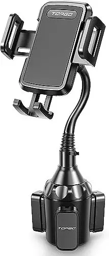 Produktbild: Kfz-Becherhalter, Handyhalterung, Verstellbarer Schwanenhals, Getränkehalter für Phones