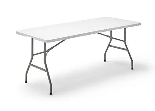 Produktbild: KG KITGARDEN - Klapptisch, tragbar, multifunktional, 180 x 74 x 74 cm, Weiß