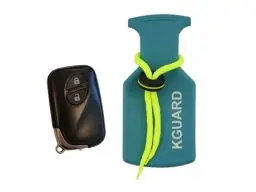 Produktbild: KGuard Wasserdichte Tasche für elektronische Autoschlüssel, kompakt und bequem, IPX8 zertifiziert, für Wassersport (Surfen, Sup, Kitesurfen, Windsurfen, Folien, Schwimmen usw.), türkis, Talla única
