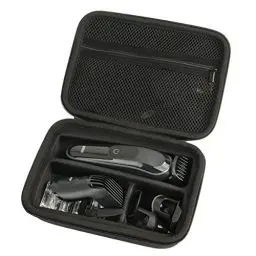 Produktbild: Khanka Hart Tasche für Braun Haarschneider HC5090/BT5065 /BT5242/HC5050/BT5090/BT7240 Barttrimmer Trimmer Haarscherer Haarschneidemaschine Rasierer.(Nur Tasche)