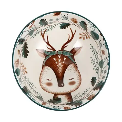 Produktbild: KICHOUSE Keramikschüssel Salat- Reis- Und Nudelschüssel Schlichtes Elegantes Design
