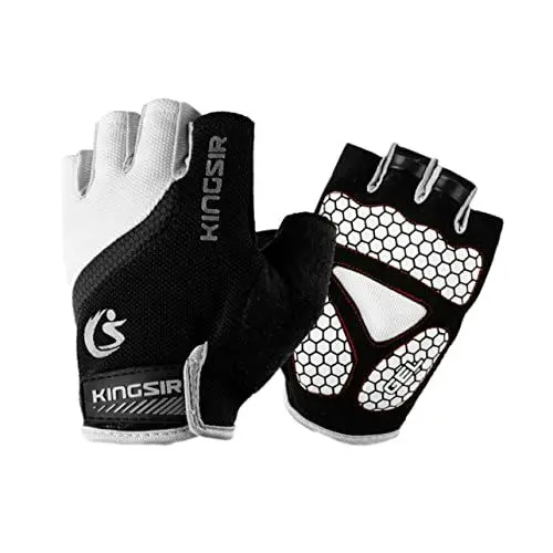 Produktbild: KICHOUSE 1 Paar Atmungsaktive Sporthandschuhe Draussen Kiemennetz Zum Angeln Handschuhe Zum Training Hälfte Fahrradhandschuhe Für Herren Totes Fliegendes Fahrrad Fingerlos Männer Und Frauen