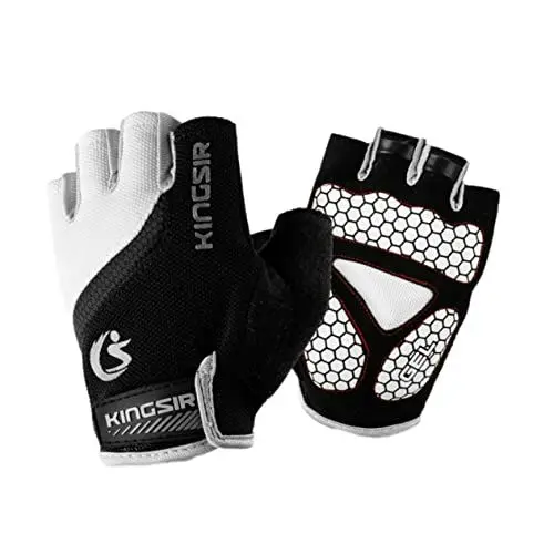 Produktbild: KICHOUSE 1 Paar Herren Fahrradhandschuhe Fahrradhandschuhe Fingerlose Fahrradhandschuhe Für Herren Gepolsterte Fahrradhandschuhe Für Herren Fingerlose Handschuhe Für Herren Fingerlose