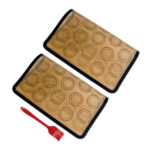 Produktbild: KICHOUSE 1 Satz Backmatte aus Silikon backen lebensmittel matte Kuchenform Matte Mikrowellenherdmatten baking mat backofen matte grillschale Mikrowellenmatte Silikon-Backmatte Kieselgel