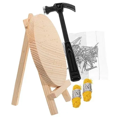 Produktbild: KICHOUSE 1 Satz Saite Nagelwicklungsmalerei Nagellack fürs Büro Familienaktivität Handwerk kinder bastelset basteln für kinder neuartige gewundene Linienmalerei DIY gewundene Linienmalerei