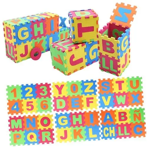 Produktbild: KICHOUSE 1 Satz Spielmatte aus Schaumstoff Schaumfliesen für Fußböden Schaumstofffliesen Puzzlematte spaß fußmatte Puzzle sortierschalen Bodenfliesen aus Schaumstoff Puzzle-Bodenmatte Eva